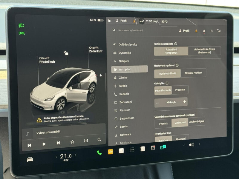 Tesla Model Y Long Range AWD 378 kW, Panorama, Tažné zařízení